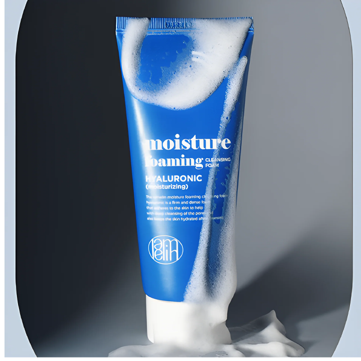 lamelin-moisture-foaming-cleansing-foam-hyaluronic-100ml-sakhis-dasabani-qafi