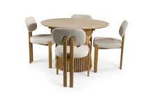 Product image of COMFORT ROOM გრანიტის მაგიდა 110სმ დიამეტრის და 4 სკამი