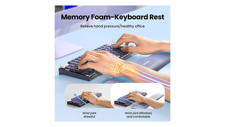 ugreen-lp669-25248-ergonomic-keyboard-wrist-rest-klaviaturis-majis-saqrdeni-shavi-photo-2