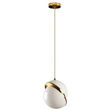 Product image of PENDENT 2491-250 BZ E27 ცოკოლით ოქროსფერი დაკიდული ჭაღი