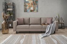 Product image of Kale Linen, სამადგილიანი დივანი, კრემისფერი, 222 x 91 x 83 სმ
