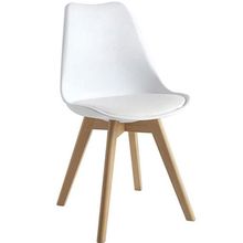 Product image of L53.5*W48.5*H83*SH455, თეთრი სამზარეულოს სკამი