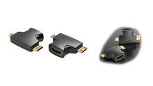 Product image of Vention AGFBO Mini HDMI/Micro HDMI 2in1 adapter გადამყვანი ადაპტერი 1080p 60Hz