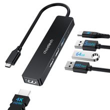 Product image of Choetech HUB-M80 5in1 USB-C Multiport Adapter USB ჰაბი