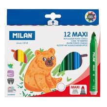 Product image of MILAN 12ც ფლომასტერების ნაკრები