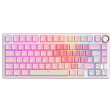 Product image of ROYAL KLUDGE RK R75-PM-XH RGB განათებით, ვარდისფერი მექანიკური კლავიატურა