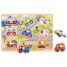 Product image of სატრანსპორტო თავსატეხი – ხის საგანმანათლებლო სათამაშო