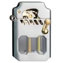 Product image of Rectangle button silver ნავთის სანთებელა