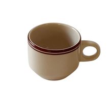 Product image of ყავის ჭიქა წითელი კანტით "FRENCH ELEGANCE"