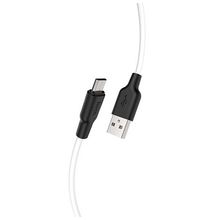 Product image of HOCO cable X21 Plus Silicone charging cable  for Microblack＆white