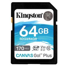 Product image of Kingston SDXC C10 UHS-I 64GB მეხსიერების ბარათი