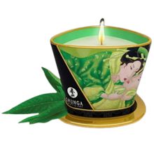 Product image of Shunga მასაჟის სანთელი ეგზოტიკური მწვანე ჩაი