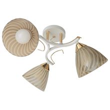 Product image of BELLA MITA 6120/3 FG+WH თეთრი ოქროსფერი ჭაღი