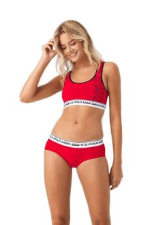 Product image of U.S. Polo Assn. 66255 ქალის საცვლები ორეული (წითელი)