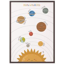 Product image of First Papers საბავშვო პოსტერი ჩარჩოთი "მზის სისტემა"