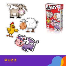 Product image of 2,3 და 4 დეტალიანი საბავშვო ფაზლის ნაკრები - შინაური ცხოველები