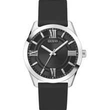 Product image of GUESS Mens Black Silver Tone Analog Watch საათი