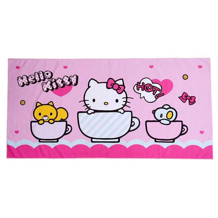 miniso-sanrio-characters-extra-large-bath-towel-pirsakhotsi