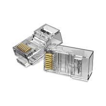 Product image of VENTION IDBR0-100 Cat.5E UTP RJ45 Modular Plug Transparent 100 Pack ქსელის ადაპტერი
