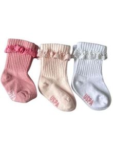 Product image of US POLO ASSN USB2208 V1 გოგოს წინდა 3 წყვილი