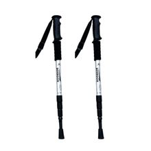 Product image of სალაშქრო ჯოხები ჩანთით ვერცხლისფერი (2ცალი)