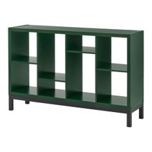 Product image of IKEA KALLAX (995.635.81) DARK GREEN/BLACK თაროების განყოფილება