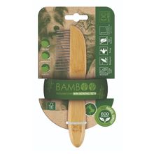 Product image of M-PETS BAMBOO რეგულარული სავარცხელი მბრუნავი კბილანებით