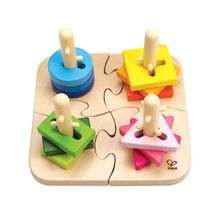 Product image of HAPE Creative Peg Puzzle ხის ასაწყობი ფიგურები