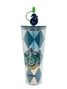 Product image of ჭიქა საწრუპით/Harry Potter Double Wall Plastic Tumbler with Straw (800mL)(Green)