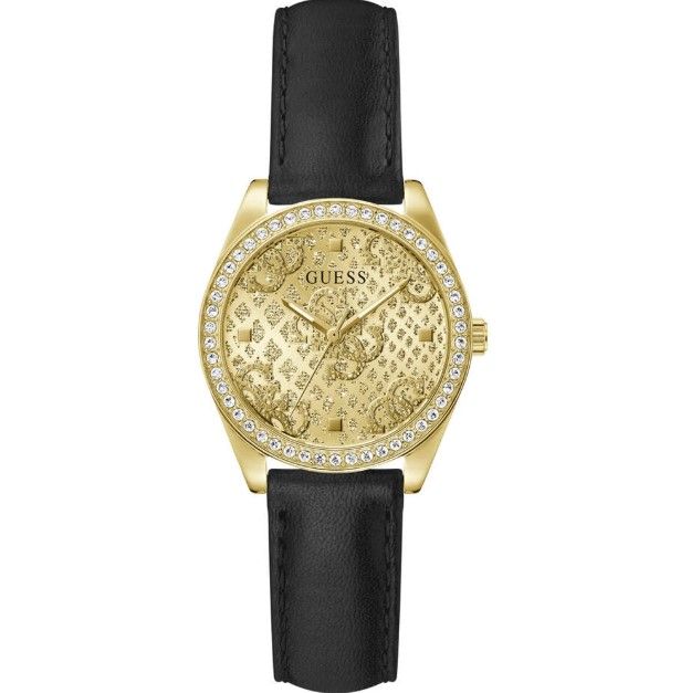 guess-ladies-black-gold-tone-analog-watch-saati
