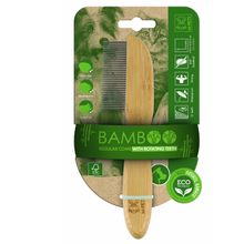 Product image of M-PETS BAMBOO რეგულარული სავარცხელი მბრუნავი კბილანებით