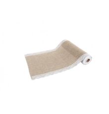 Product image of მაგიდის გადასაფარებლი თეთრი მაქმანით 29სმ X 5მ