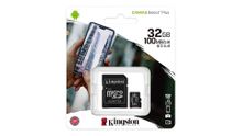 Product image of Kingston 32GB microSDHC მეხსიერების ბარათი