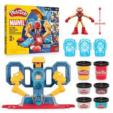 Product image of Iron Man-ის პლასტელინი Play-Doh Marvel Iron Man Armor Maker Lab Playset with Iron Man Action Figure