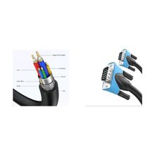 Product image of Jasoz T-C102 VGA M/M კომპიუტერის მონიტორის კაბელი 1.5მ.