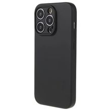 Product image of Mobile Phone Case/ For iPhone 15 Pro Rubberized Candy Color Shell  Soft TPU + Fiber Lining Phone Case Phone Cover - Black
