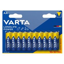 Product image of Varta LONGLIFE POWER AA PACK20 (10+10) ელემენტი 20ც