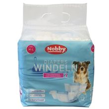 Product image of NOBBY ჰიგიენური საფენი მდედრი ძაღლებისათვის 12ც