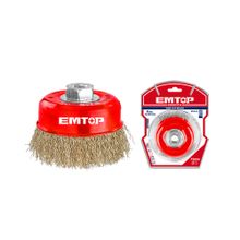 Product image of ჯაგრისი (რბილი) კუთხსახეხისთვის 75მმ Emtop-EWCB10755
