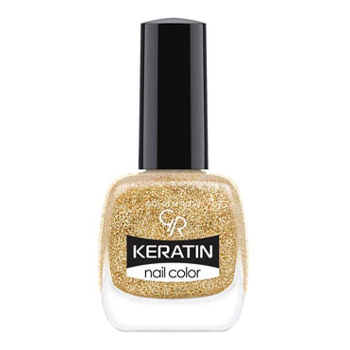 golden-rose-keratin-nail-color-glitter-no406-frchkhilis-laqi