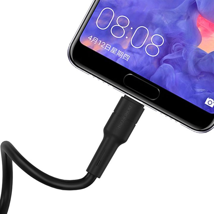 borofone-cable-bx30-silicone-charging-data-cable-for-type-cblack-photo-4