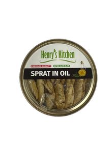 Product image of Henry's Kitchen შებოლილი შპროტი ზეთში 240გრ