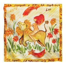 Product image of ზოდიაქოს შარფი აფირმაციებით - ლომი