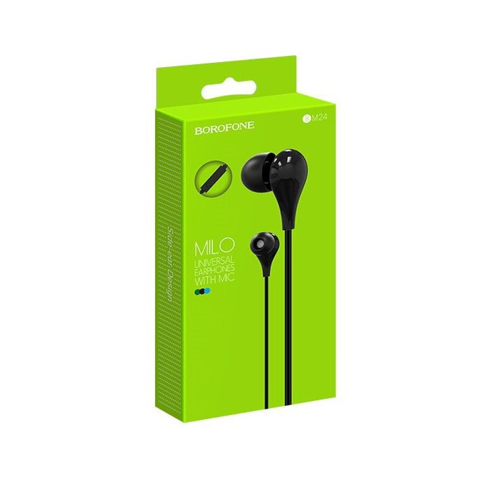 borofone-bm24-milo-universal-earphones-with-mic-black-photo-2