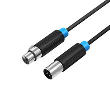 Product image of VENTION BBFBJ XLR Audio Extension Cable 5M Black