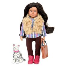 Product image of LORI 6" DOLL (HS) & PET CAT თოჯინა და კატა