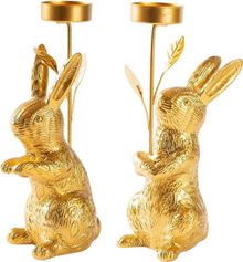 Product image of ოქროსფერი ბოცვრების სასანთლე ნაკრები (2ც)