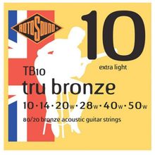 Product image of RotoSound TB10-F TRU Bronze 10 Guage set აკუსტიკური გიტარის სიმები