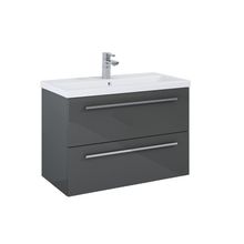 Product image of ტუმბო ჩამოსაკიდი Elita Kwadro Plus 166771 79.6x39.6 anthracite
