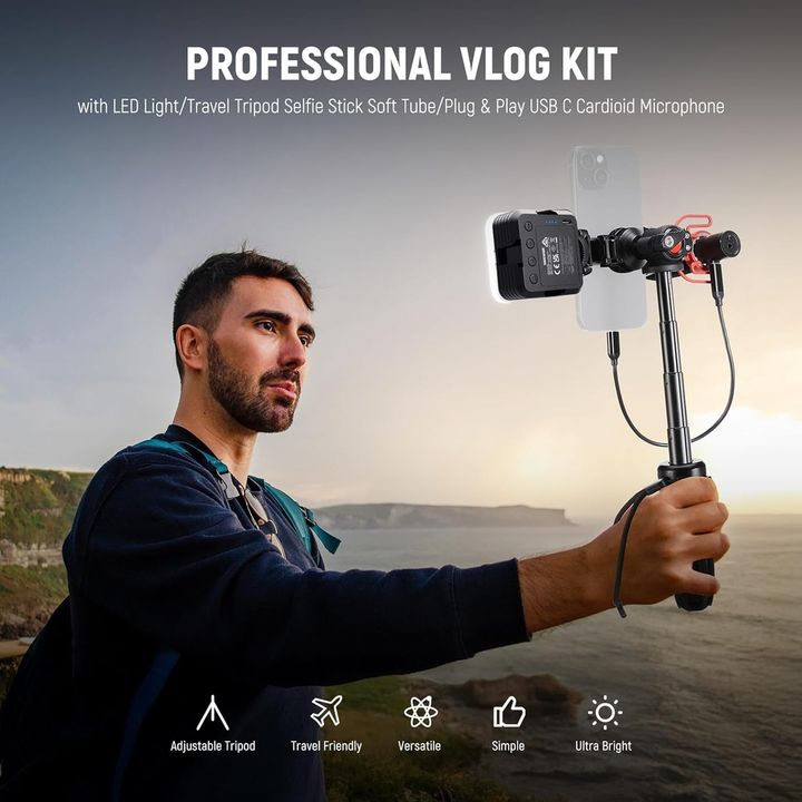 neewer---vlog-kit-pa045-for-phone-with-phone-tripodled-lightdigital-shortgun-selfis-jokhi-photo-2